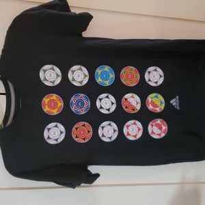 Colorful Soccer Graphic Adidas T-shirt